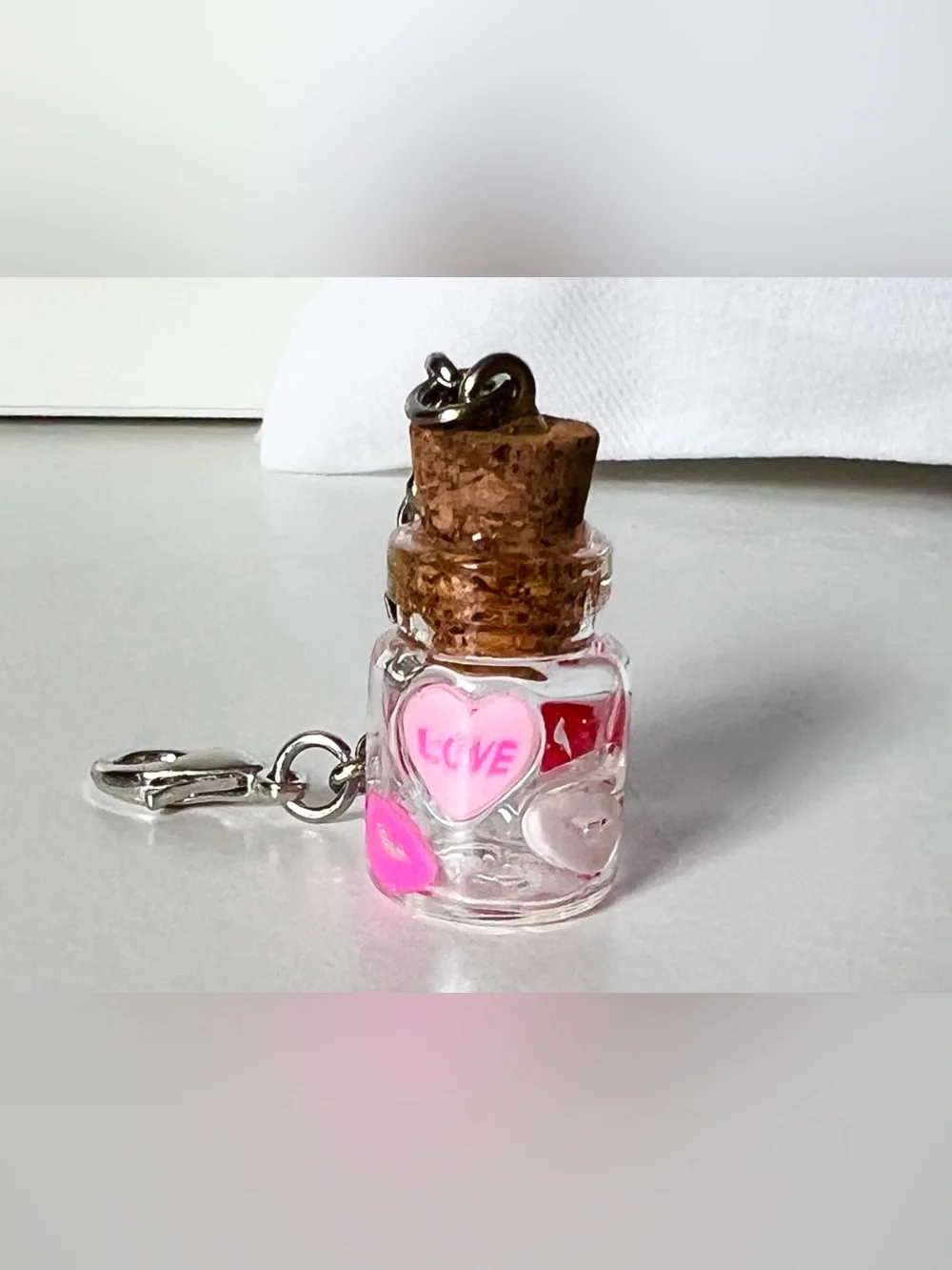 Dior Addict Lip Maximizer Plumping Gloss Mini  Keyfob Bag Charm Dustbag